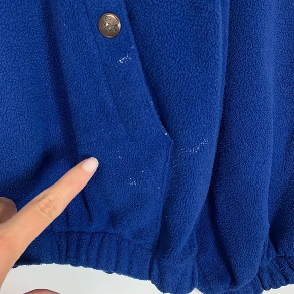 VTG Mickey Inc Walt Disney Fleece Sweatshirt Mickey Mouse Mens XL Front Zip FLAW - Picture 7 of 15